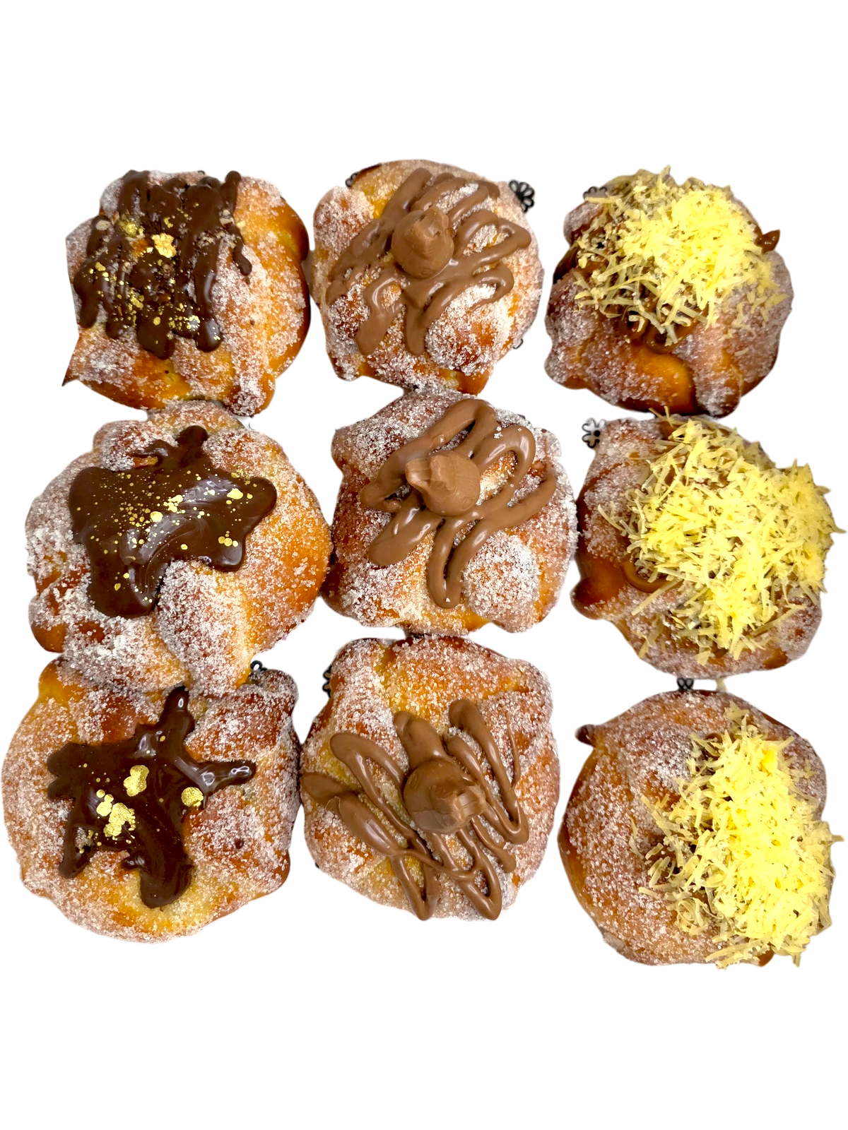 Caja de 9 Mini Pan de Muerto Surtido
